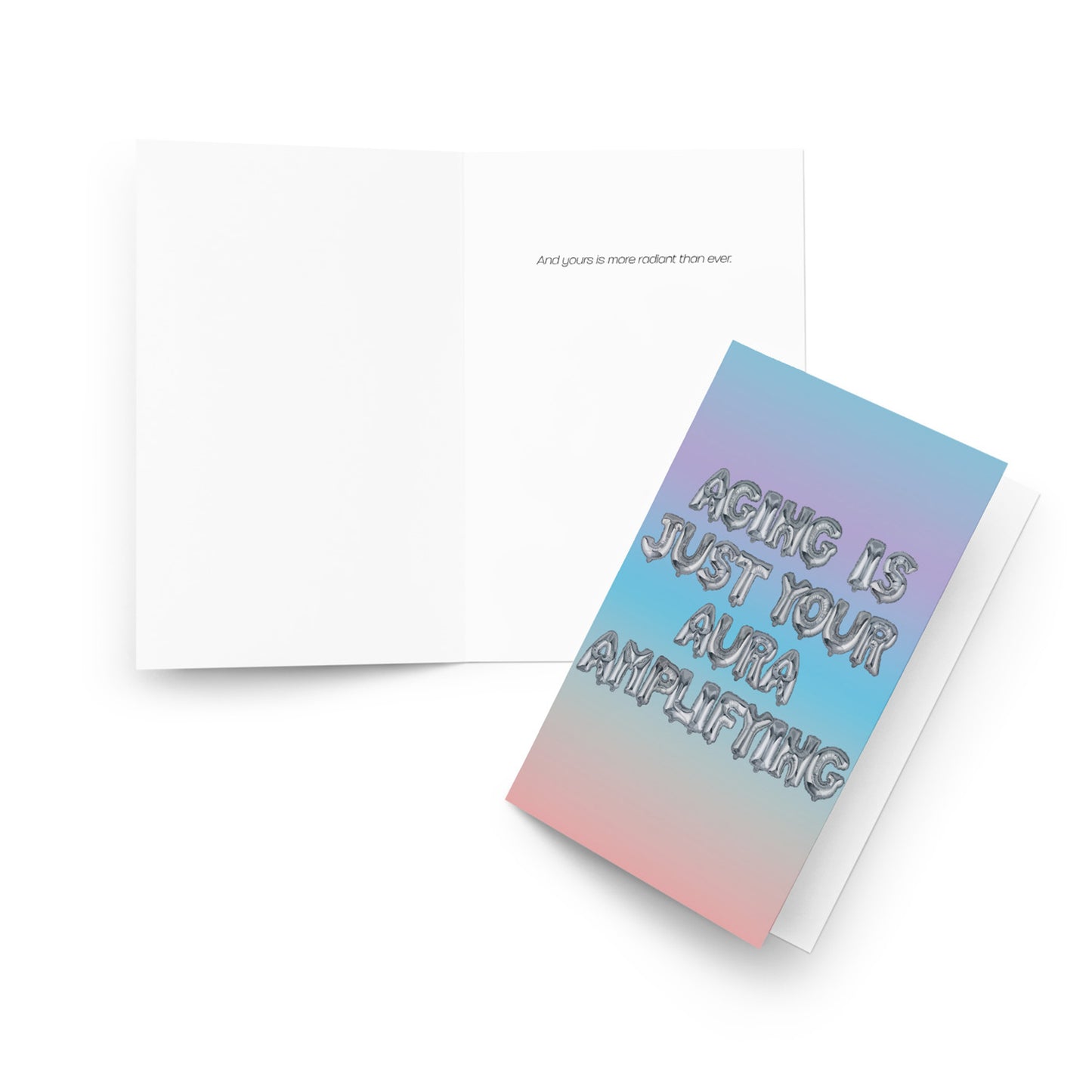 Art Show Greeting Card - Aging Aura