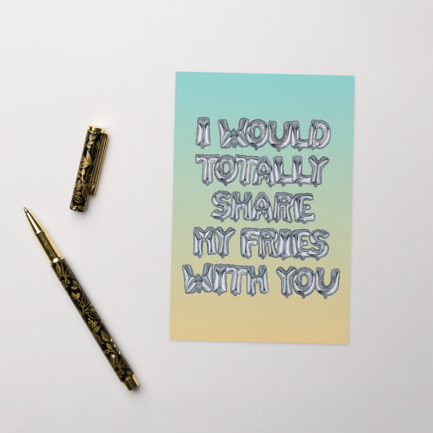 I Would Totally Share My Fries With You - old