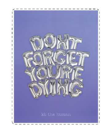 Art Show Sticker - EVERYTHING IS TEMPORARY