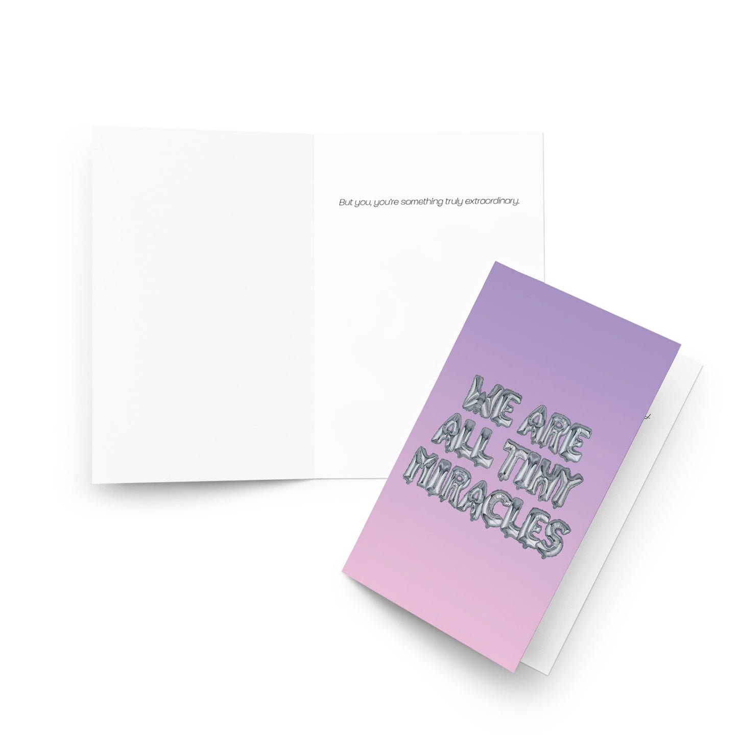 Art Show Greeting Card - Tiny Miracles
