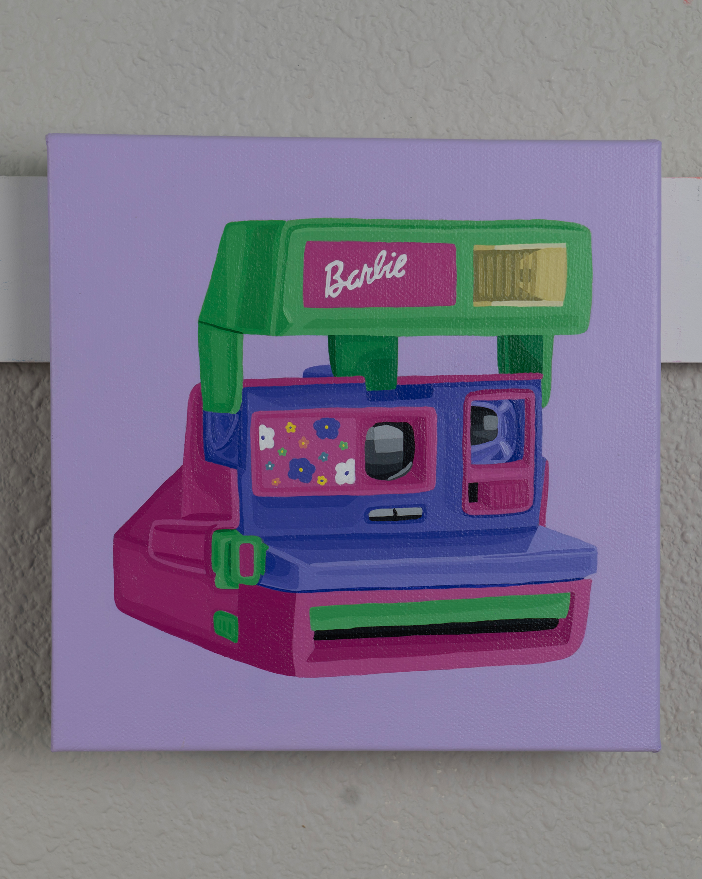 In a Barbie World - Art Show Painting