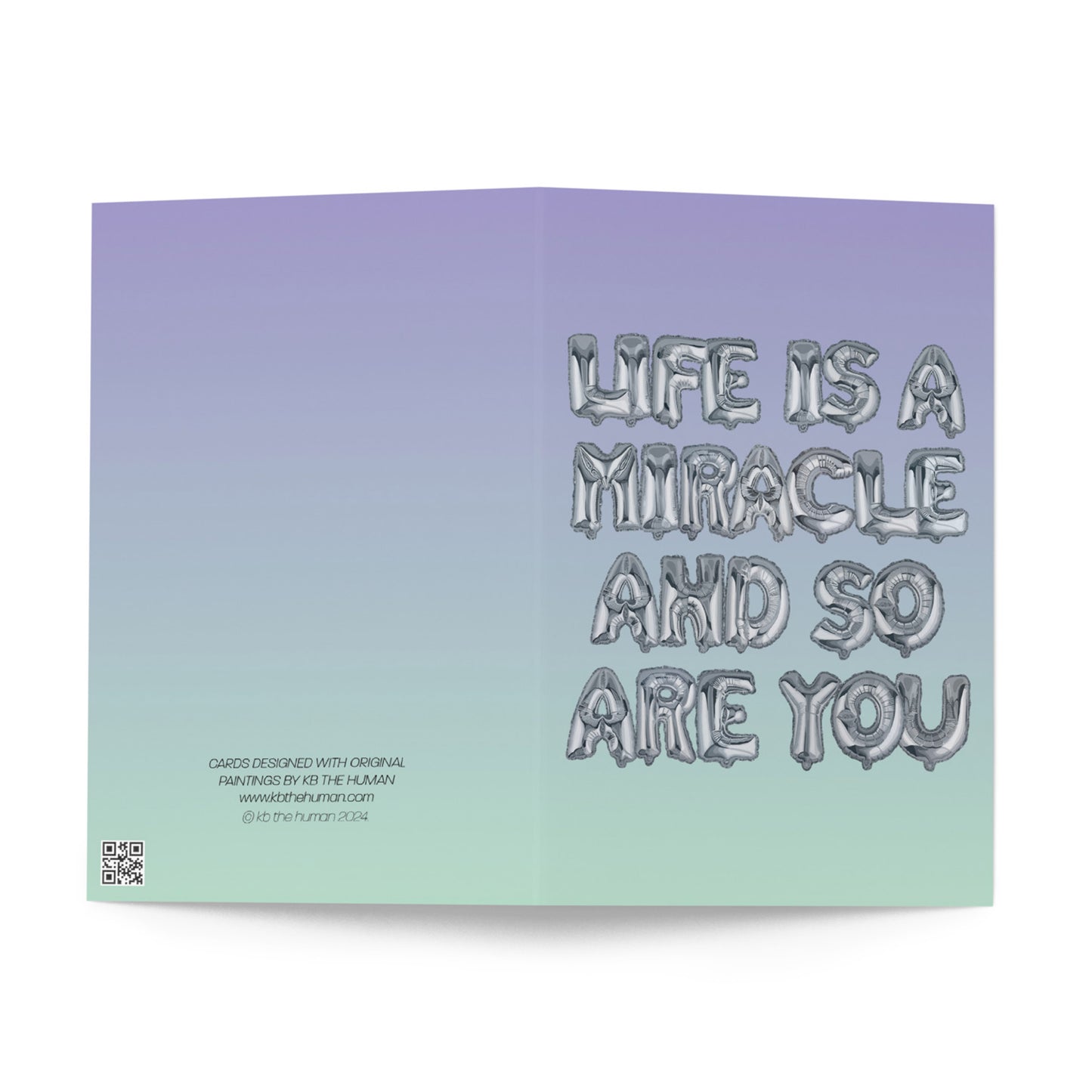 Life Is A Miracle And So Are You - old