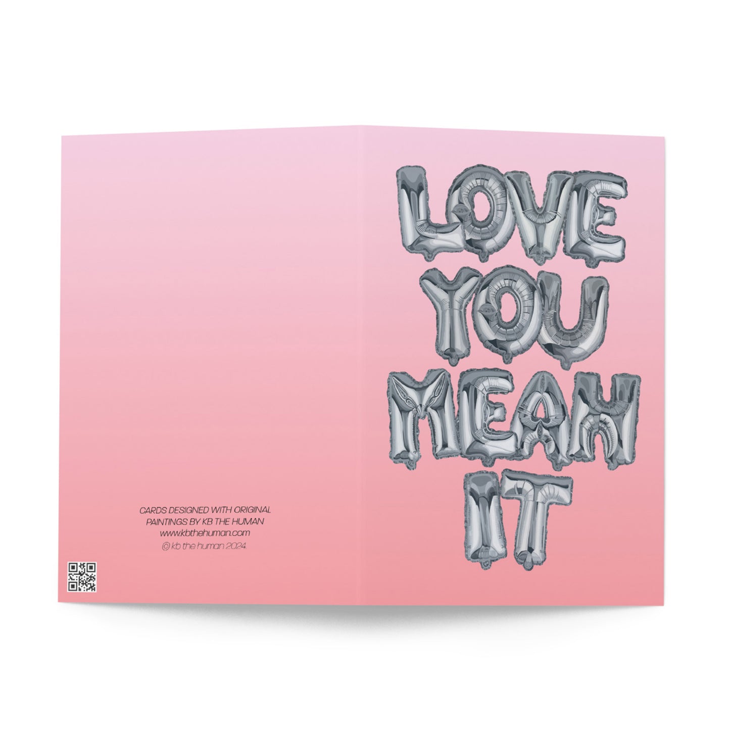 Love You Mean It Greeting Card - old