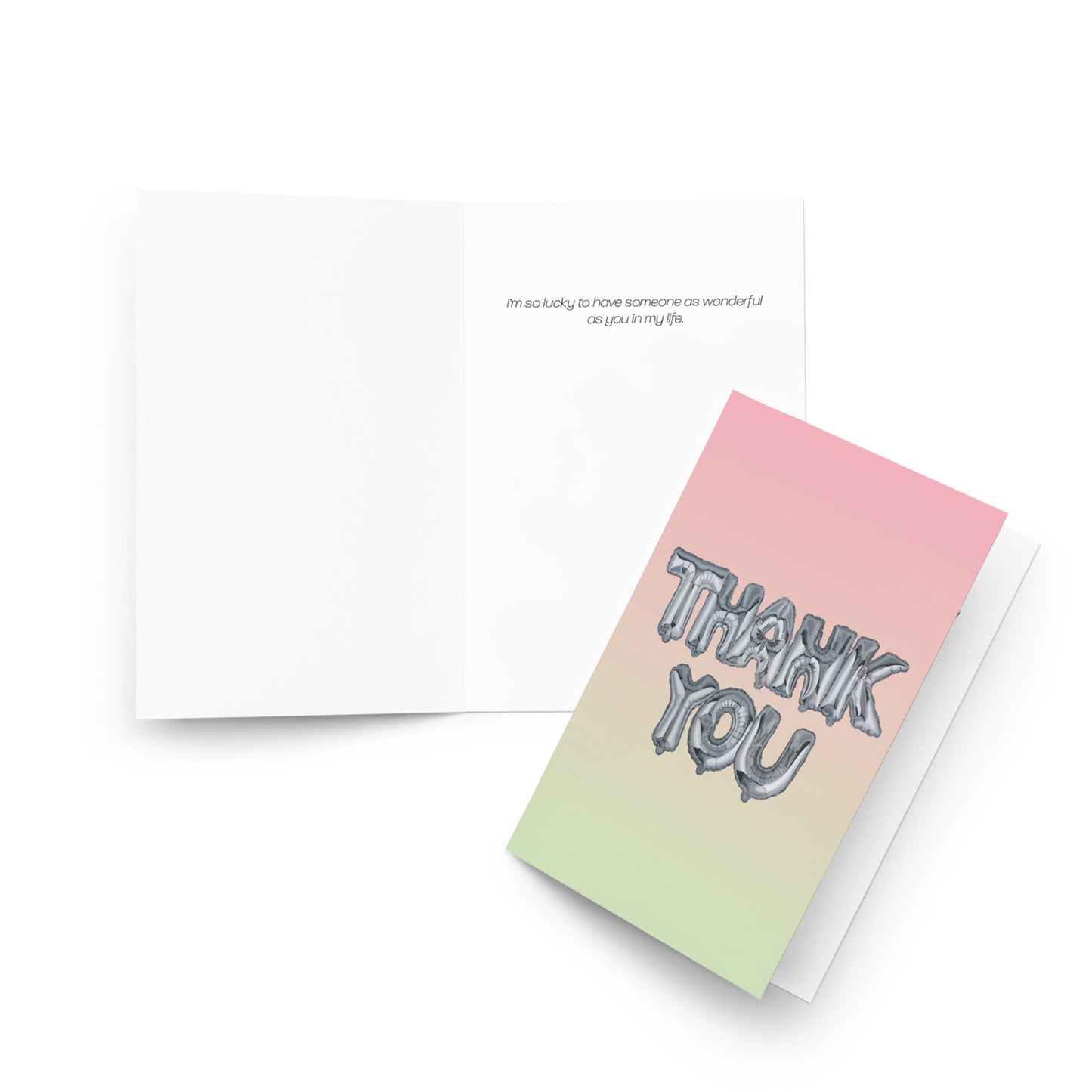 Thank You Card - old