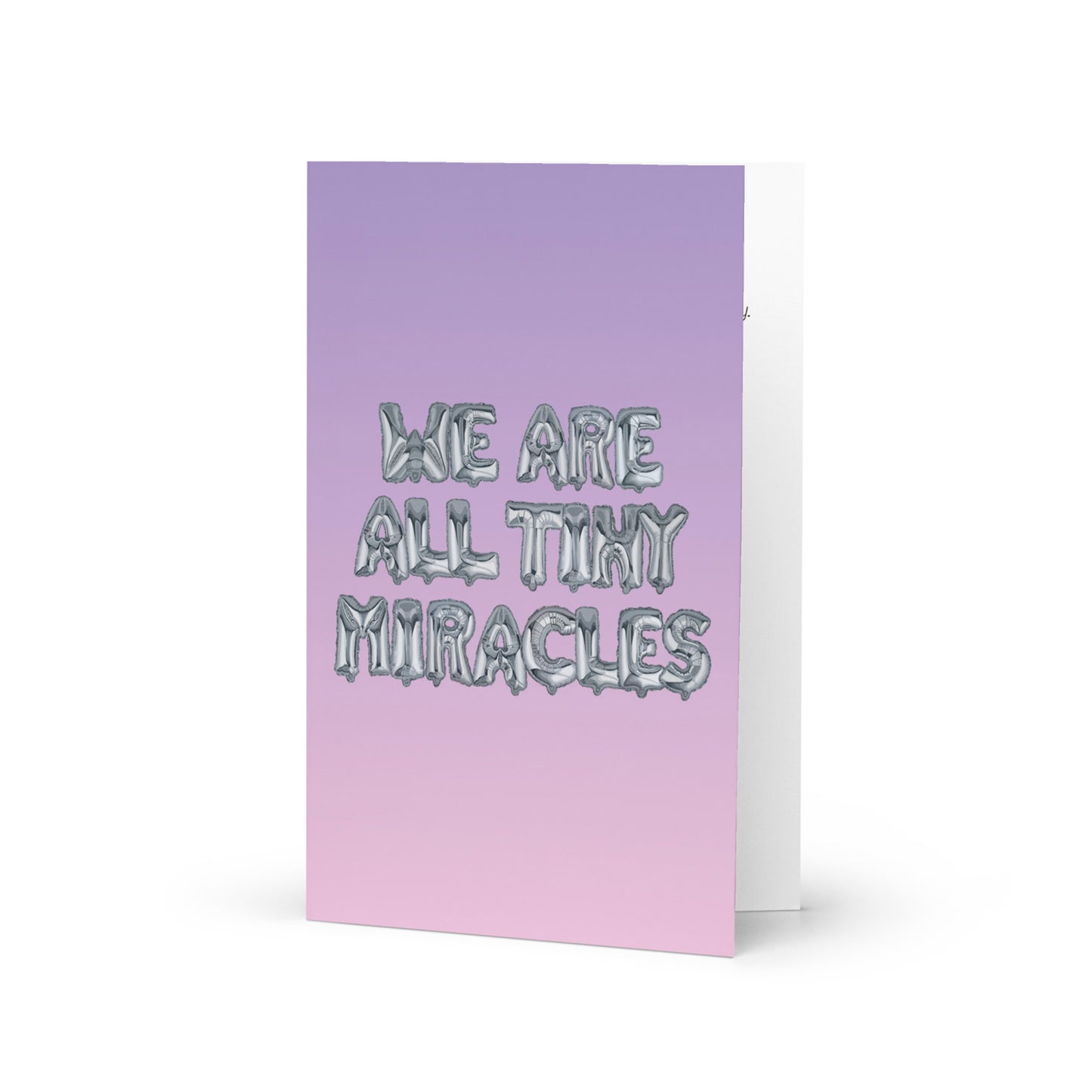 Art Show Greeting Card - Tiny Miracles