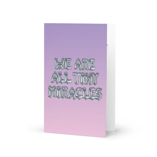 Art Show Greeting Card - Tiny Miracles