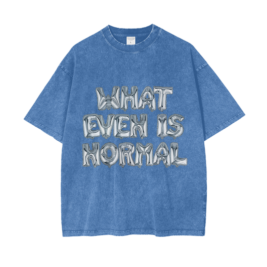 NORMAL IS A CONSTRUCT - Blue Tee