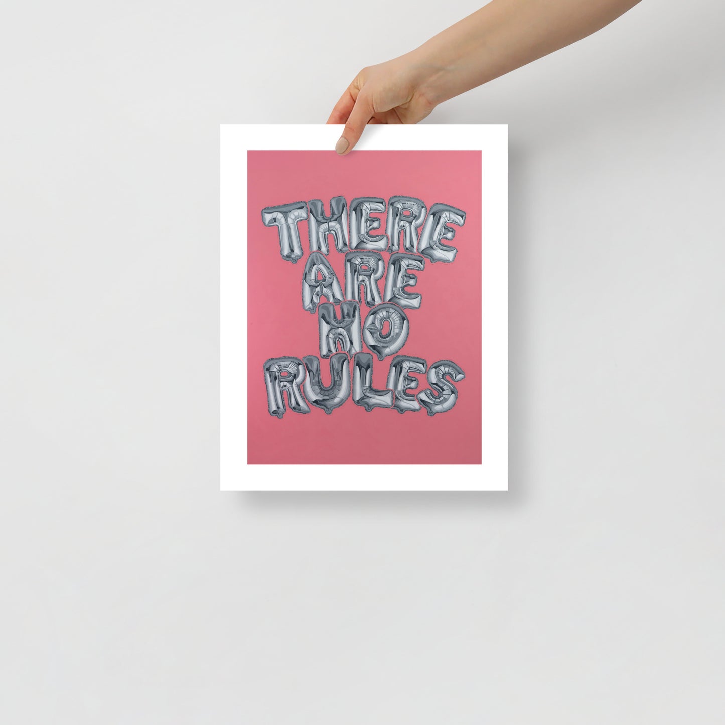 LIMITED EDITION Art Show Print - THE RULES ARE MADE UP
